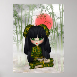 China Girl BeauBonito Orient Impressão