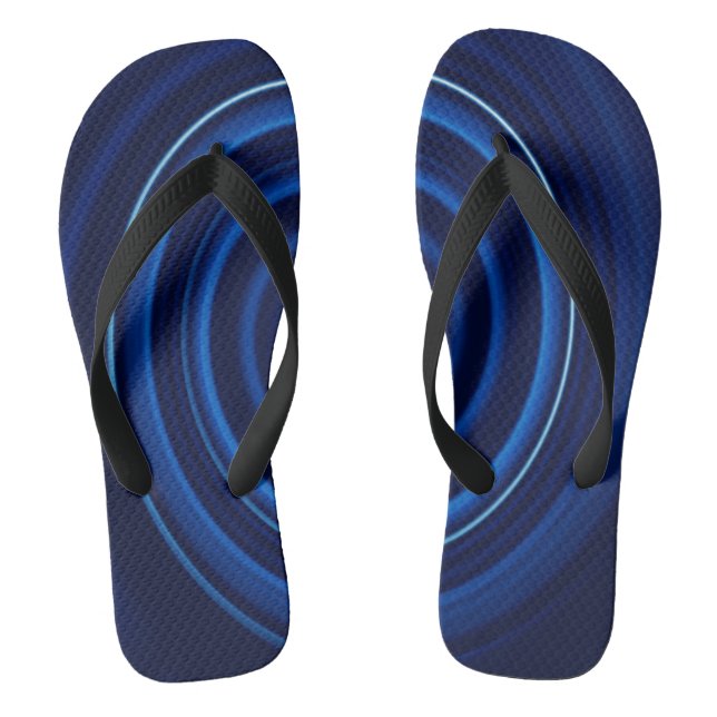 Chinelo Azul Blue Vortex Masculino (Pé da cama)
