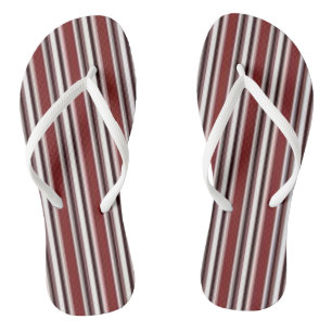 Chinelo Burgundy & Listra Branca
