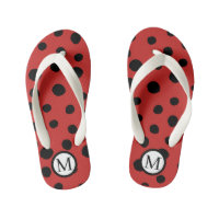 Chinelo Infantil com Monograma e Estampa de Joanin