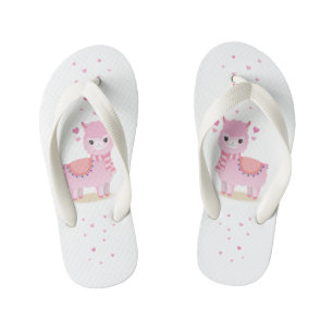 Chinelo Infantil Lhama Rosa