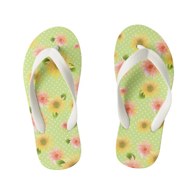 Chinelo Infantil Sunflower Green (Pé da cama)