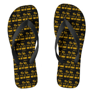 Chinelos 2 Corinthians 5:7 Bíblia Verse KJV Cote Unisex