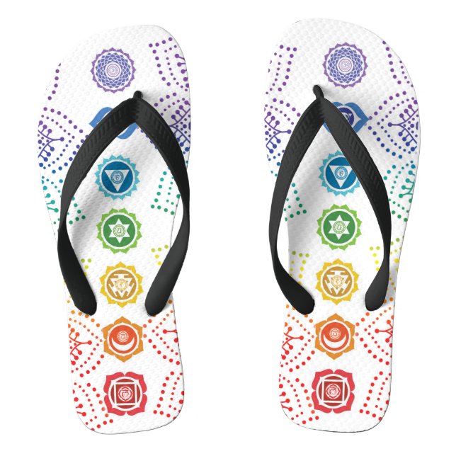Chinelos 7 Chkra FlipFlops (Pé da cama)