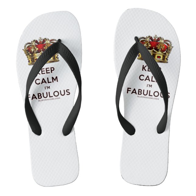 Chinelos A coroa dourada vermelha fabulosa da SlipperyJoe m (Pé da cama)