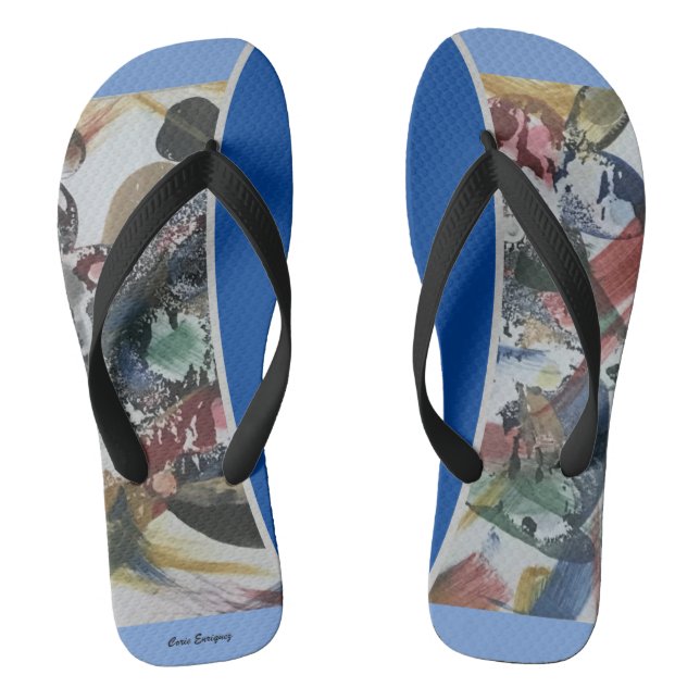 Chinelos Abstract Shadow Flip Flops (Pé da cama)