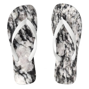 Chinelos Abstrato branco e preto Sneakers High-Top