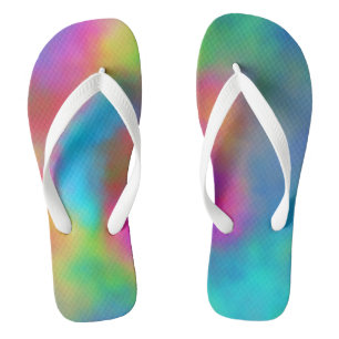 Chinelos Abstrato colorido