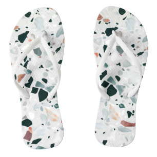 Chinelos Abstrato moderno Terrazzo Pattern