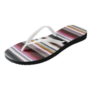Chinelos Abstratos, cor-de-rosa e Cinza