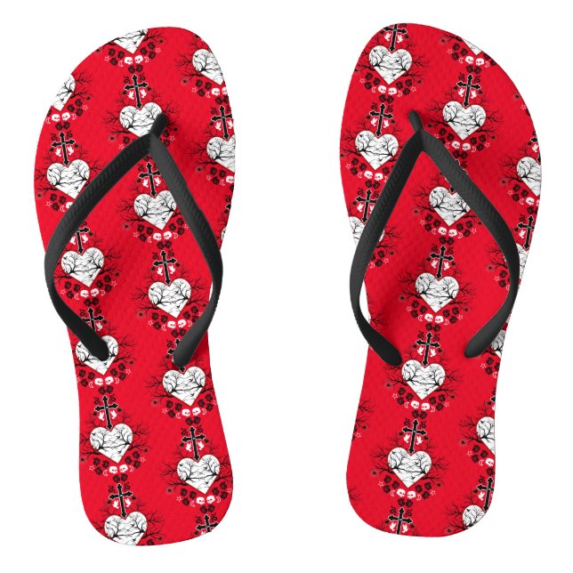 Chinelos Acessórios de presentes góticos (Pé da cama)