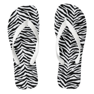 Chinelos Adultos - Chinelos de Impressão Zebra