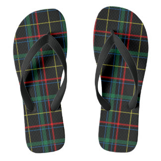 chinelos adultos de tartan xadrez