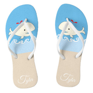 Chinelos Adultos Flip-Flops "Baleia, Baleia, Baleia!"