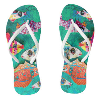 Chinelos Alguma coisa é Piso de Peixe