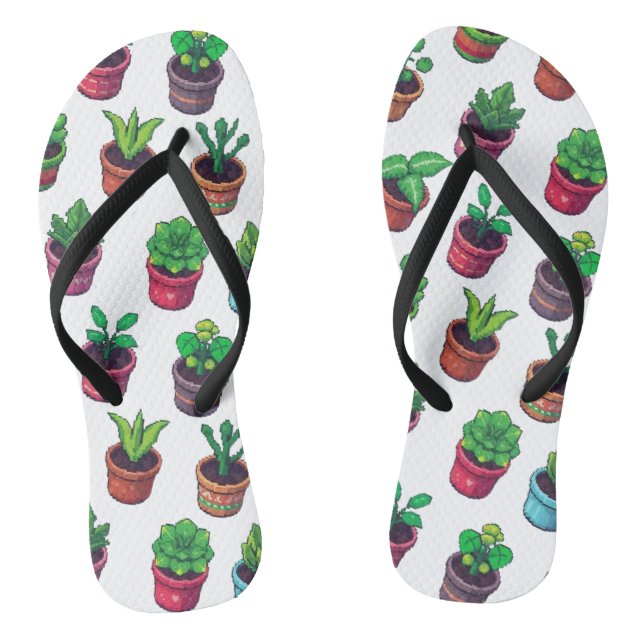 Chinelos Amantes de Plantas (Pé da cama)