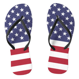 Chinelos American United States USA Flag Sacudir Flop