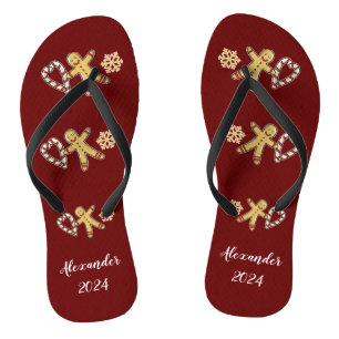 Chinelos Amor de pão-de-gengibre