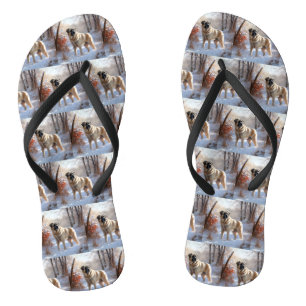 Chinelos Anatólia Shepherd Deixou nevar o Natal