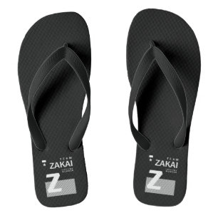 Chinelos Aniversário do Nome Personalizado Zakai