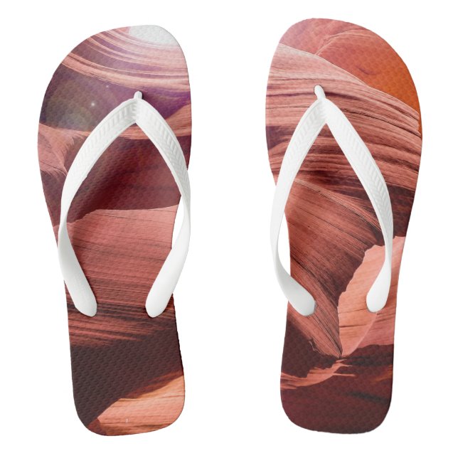 Chinelos Antelope Canyon | Zazzle_Growth. (Pé da cama)
