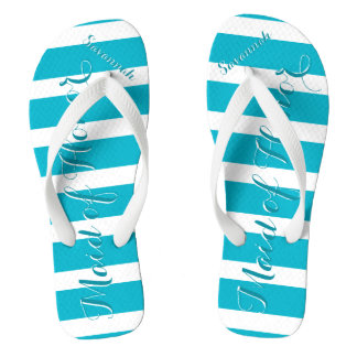 Chinelos Aqua de Madrinha de casamento personalizada ou qua