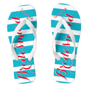 Chinelos Aqua de Madrinha de casamento personalizada ou qua
