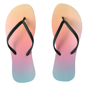 Chinelos Arco-Íris Amarelo Azul Púrpura Vermelho Cor-de-ros