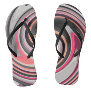 Chinelos Arte abstrata #4