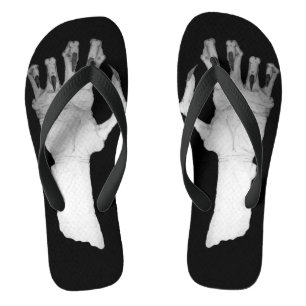 Chinelos Arte de mão monstro assustadora