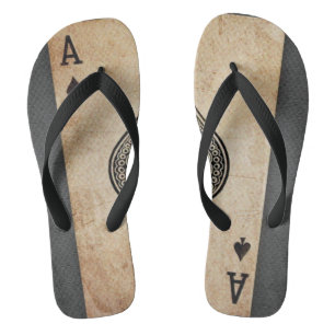 Chinelos Ás de espadas travesseiro decorativo