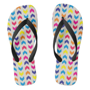 Chinelos Aztec Chevron colorido
