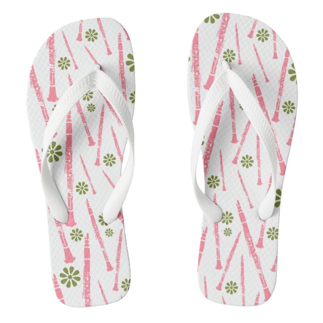 Chinelos Banda de Marcha do Instrumento Musical Clarinet Ro (Pé da cama)