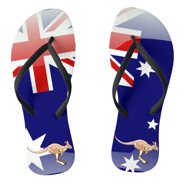 Chinelos Bandeira brilhante australiana (Pé da cama)
