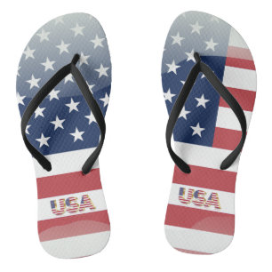 Chinelos Bandeira brilhante dos EUA