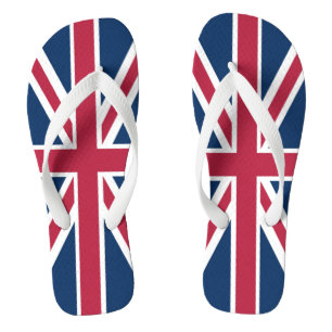 Chinelos bandeira britânica