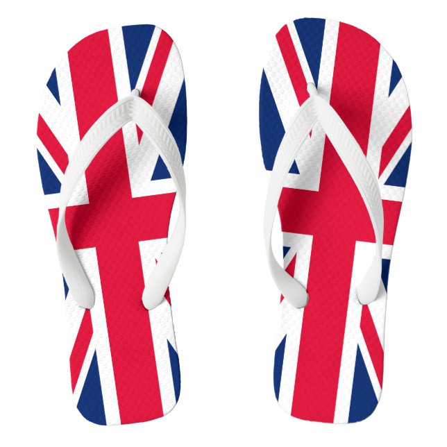 Chinelos BANDEIRA BRITÂNICA: Union Jack (Pé da cama)