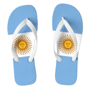 Chinelos Bandeira da Bandera da Argentina