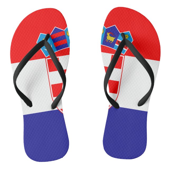 Chinelos Bandeira da Croácia (Pé da cama)