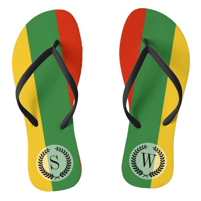 Chinelos Bandeira da Lituânia (Pé da cama)