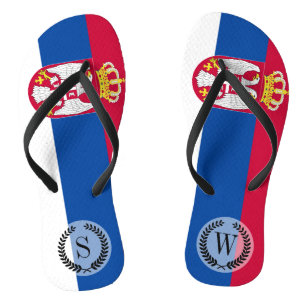 Chinelos Bandeira da Sérvia