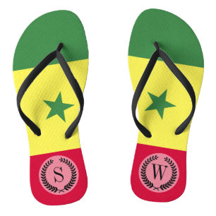Chinelos Bandeira do Senegal