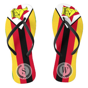 Chinelos Bandeira do Zimbabué