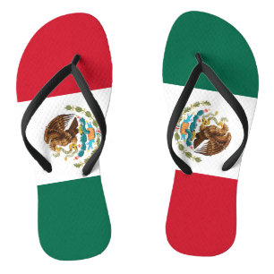 Chinelos Bandeira mexicana - Bandeira do México