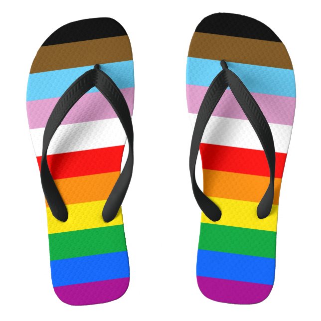 CHINELOS BANDIERA DELL'ORGOGLIO INCLUSIVA LGBTQ+ (Pé da cama)