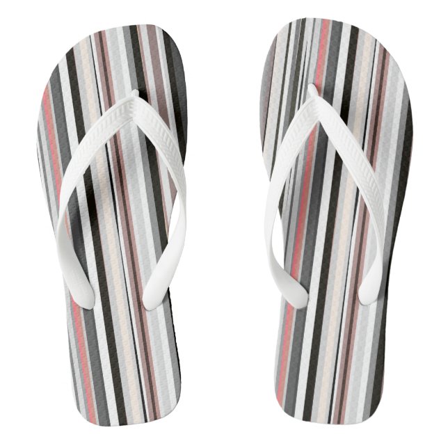 Chinelos Banhas de Abstrato e de pêssego (Pé da cama)