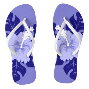 Chinelos Banzai Beach Hawaiian Hibiscus Floral