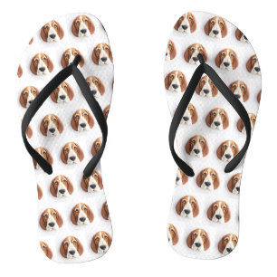 Chinelos Basset Hound Dog 3D Inspirado
