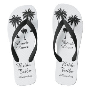 Chinelos Bela Tribo Palm Tree Beach Lover