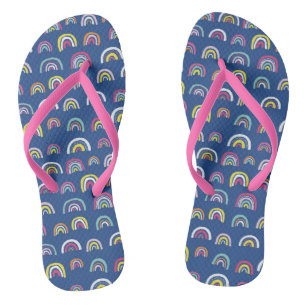 Chinelos Blue Rainbow